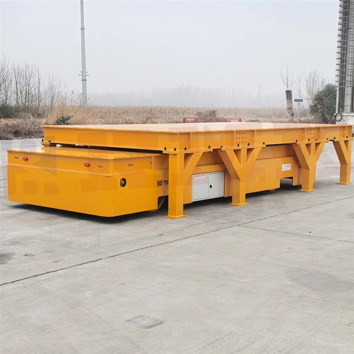 Heavy-Duty Self-Propelled Battery-Powered Industrial Transport Cart factory